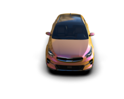 Modern car isolated on background. 3d rendering - illustration png