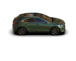 Modern car isolated on background. 3d rendering - illustration png