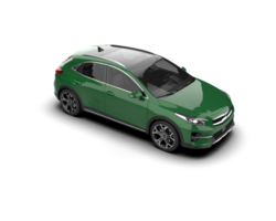 Modern car isolated on background. 3d rendering - illustration png