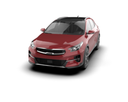 Modern car isolated on background. 3d rendering - illustration png