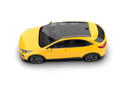 Modern car isolated on background. 3d rendering - illustration png