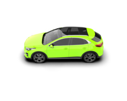 Modern car isolated on background. 3d rendering - illustration png