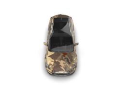 Modern car isolated on background. 3d rendering - illustration png