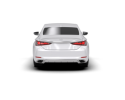 Modern car isolated on background. 3d rendering - illustration png