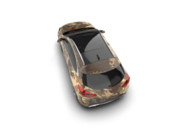 Modern car isolated on background. 3d rendering - illustration png