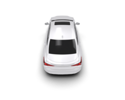 Modern car isolated on background. 3d rendering - illustration png
