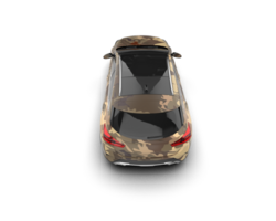 Modern car isolated on background. 3d rendering - illustration png