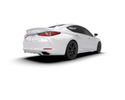 Modern car isolated on background. 3d rendering - illustration png