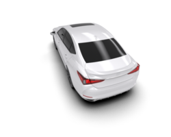 Modern car isolated on background. 3d rendering - illustration png