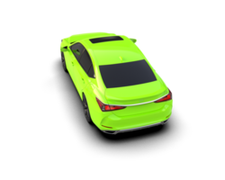 Modern car isolated on background. 3d rendering - illustration png