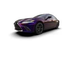 Modern car isolated on background. 3d rendering - illustration png