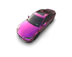 Modern car isolated on background. 3d rendering - illustration png