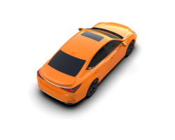 Modern car isolated on background. 3d rendering - illustration png