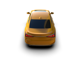 Modern car isolated on background. 3d rendering - illustration png