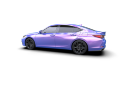 Modern car isolated on background. 3d rendering - illustration png