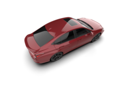Modern car isolated on background. 3d rendering - illustration png