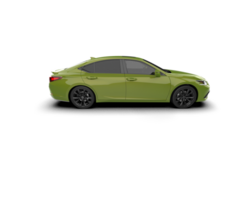 Modern car isolated on background. 3d rendering - illustration png