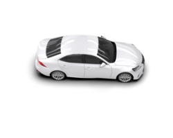 Modern car isolated on background. 3d rendering - illustration png
