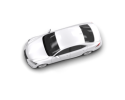 Modern car isolated on background. 3d rendering - illustration png