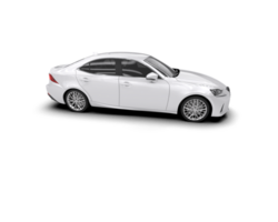 Modern car isolated on background. 3d rendering - illustration png