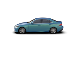 Modern car isolated on background. 3d rendering - illustration png