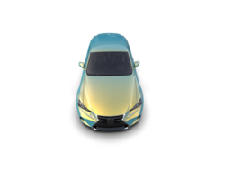 Modern car isolated on background. 3d rendering - illustration png