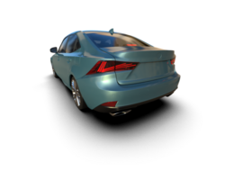 Modern car isolated on background. 3d rendering - illustration png