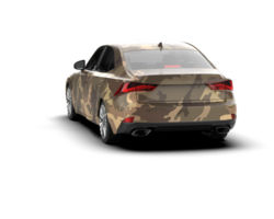 Modern car isolated on background. 3d rendering - illustration png