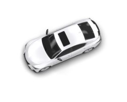 Modern car isolated on background. 3d rendering - illustration png