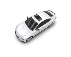 Modern car isolated on background. 3d rendering - illustration png
