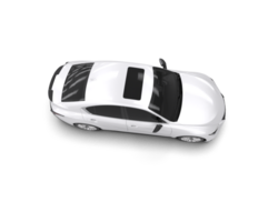 Modern car isolated on background. 3d rendering - illustration png