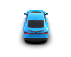 Modern car isolated on background. 3d rendering - illustration png