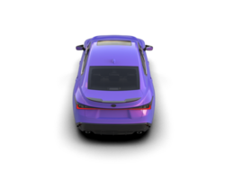 Modern car isolated on background. 3d rendering - illustration png