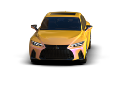 Modern car isolated on background. 3d rendering - illustration png