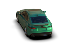 Modern car isolated on background. 3d rendering - illustration png