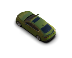 Modern car isolated on background. 3d rendering - illustration png