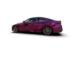 Modern car isolated on background. 3d rendering - illustration png