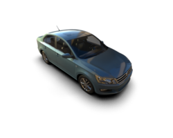 Modern car isolated on background. 3d rendering - illustration png