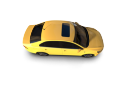 Modern car isolated on background. 3d rendering - illustration png