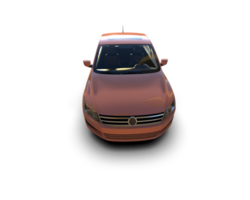 Modern car isolated on background. 3d rendering - illustration png