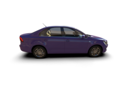 Modern car isolated on background. 3d rendering - illustration png