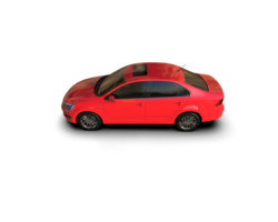 Modern car isolated on background. 3d rendering - illustration png
