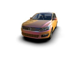 Modern car isolated on background. 3d rendering - illustration png