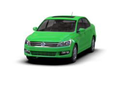 Modern car isolated on background. 3d rendering - illustration png