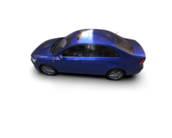 Modern car isolated on background. 3d rendering - illustration png