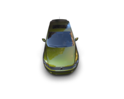 Modern car isolated on background. 3d rendering - illustration png