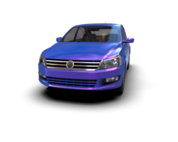 Modern car isolated on background. 3d rendering - illustration png