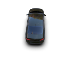 Modern car isolated on background. 3d rendering - illustration png