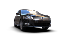 Modern car isolated on background. 3d rendering - illustration png