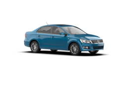 Modern car isolated on background. 3d rendering - illustration png